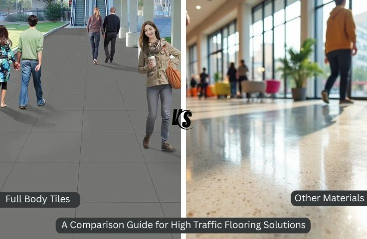 Full Body Tiles Vs Other Materials: A Comparison Guide for High Traffic Flooring Solutions